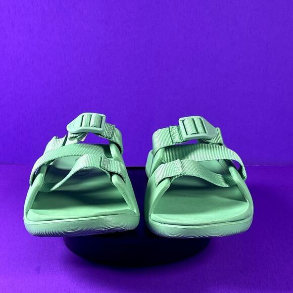 Chaco Chilos Slides-Jade-Kids Size 4 - Picture 2 of 8